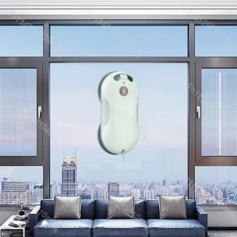 Window Cleaning Robot Automatic - ใช้งานร่วมกับหุ่นยนต์ทำความสะอาดหน้าต่างอัจฉริยะ เครื่องล้างกระจกอัตโนมัติทรงกลมสำหรับบ้าน เครื่องดูดฝุ่นทำความสะอาดผนังอาคารสูง