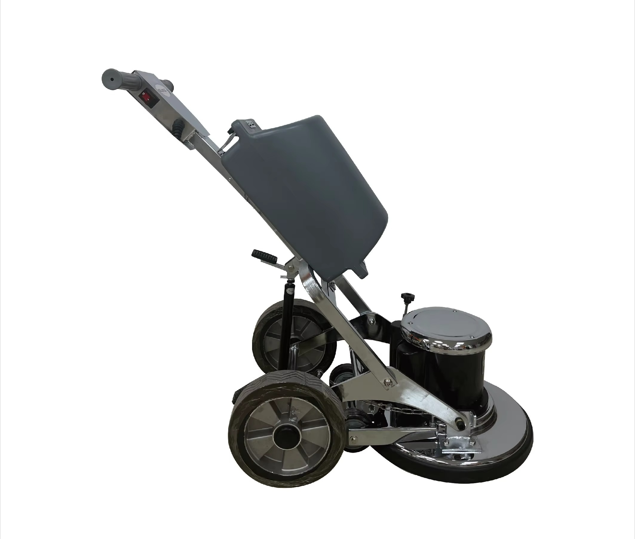 Floor Polishing Machine 17 Inch - เครื่องขัดพื้นอเนกประสงค์แบบเข็นมือ ขนาด 17 นิ้ว สำหรับทำความสะอาดพื้นหินอ่อน เครื่องขัดเงาแบบใช้มือ