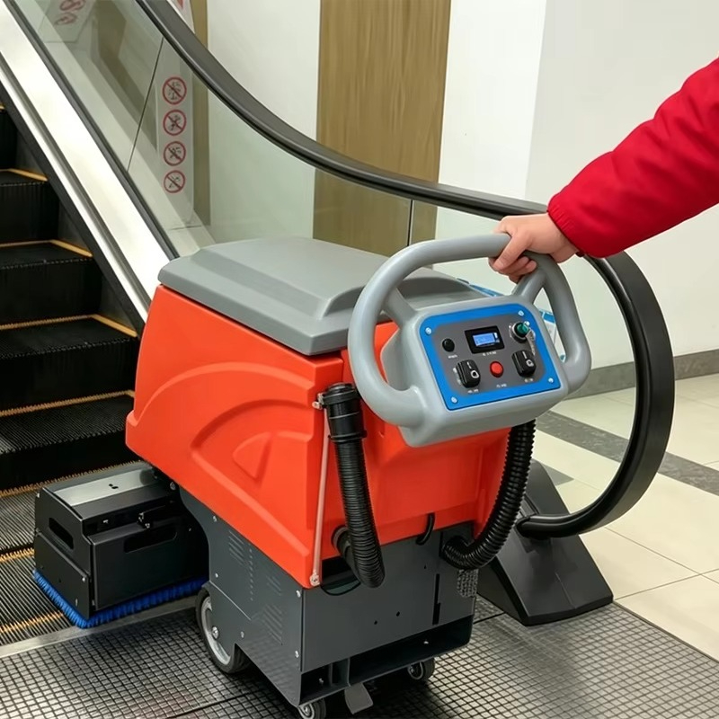 Escalator Cleaning Machine - เครื่องทำความสะอาดราวบันไดเลื่อนขนาดเล็กแบบใหม่ สำหรับใช้ในอุตสาหกรรม โรงแรม อพาร์ทเมนท์ เครื่องทำความสะอาดลิฟต์อัตโนมัติเชิงพาณิชย์