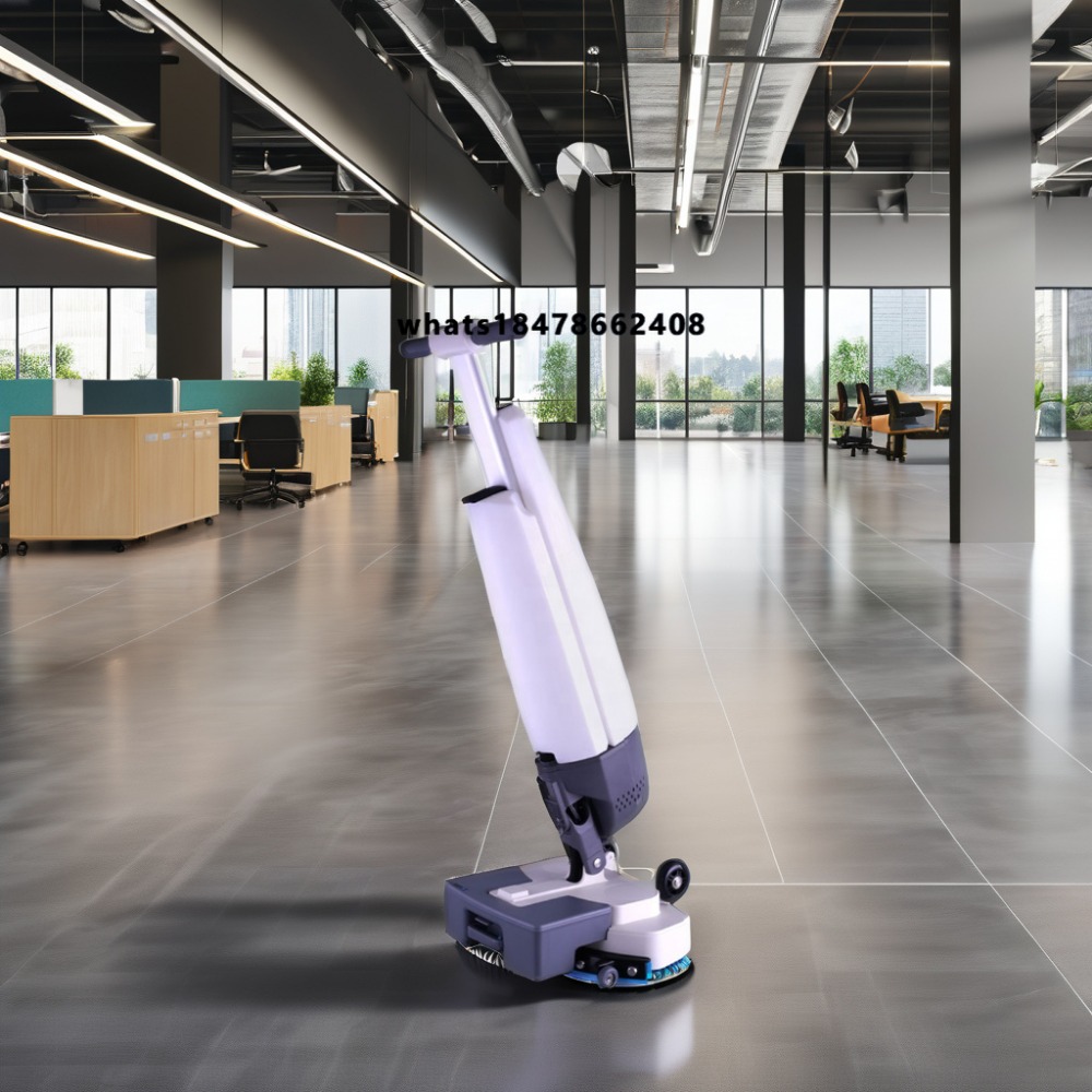 Floor Scrubber Machine Walk Behind - เครื่องทำความสะอาดพื้นแบบเร็วสำหรับสำนักงานและเครื่องกวาดพื้นแบบเดินตามพร้อมฟังก์ชันขัดพื้น