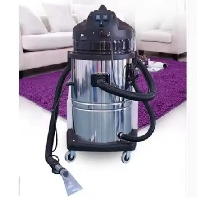 Wet Dry Vacuum 60L - เครื่องดูดฝุ่นอุตสาหกรรมแบบเปียกและแห้ง 2000W 60 ลิตร พร้อมระบบดูดน้ำที่เหลือหลังการใช้งาน สำหรับพรม