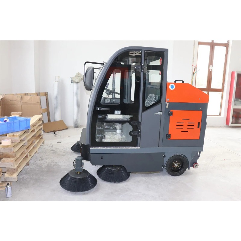 เครื่องกวาดพื้นอุตสาหกรรมแบบเข - Floor Sweeper Machine Manual บทวิจารณ์และราคา
