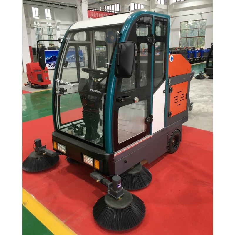 เครื่องกวาดพื้นอุตสาหกรรมแบบเข - Floor Sweeper Machine Manual บทวิจารณ์และราคา