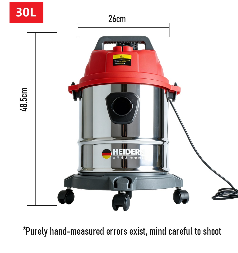 เครื่องดูดฝุ่นแบบเปียกและแห้ง  - Industrial Vacuum Cleaner 3000W บทวิจารณ์และราคา