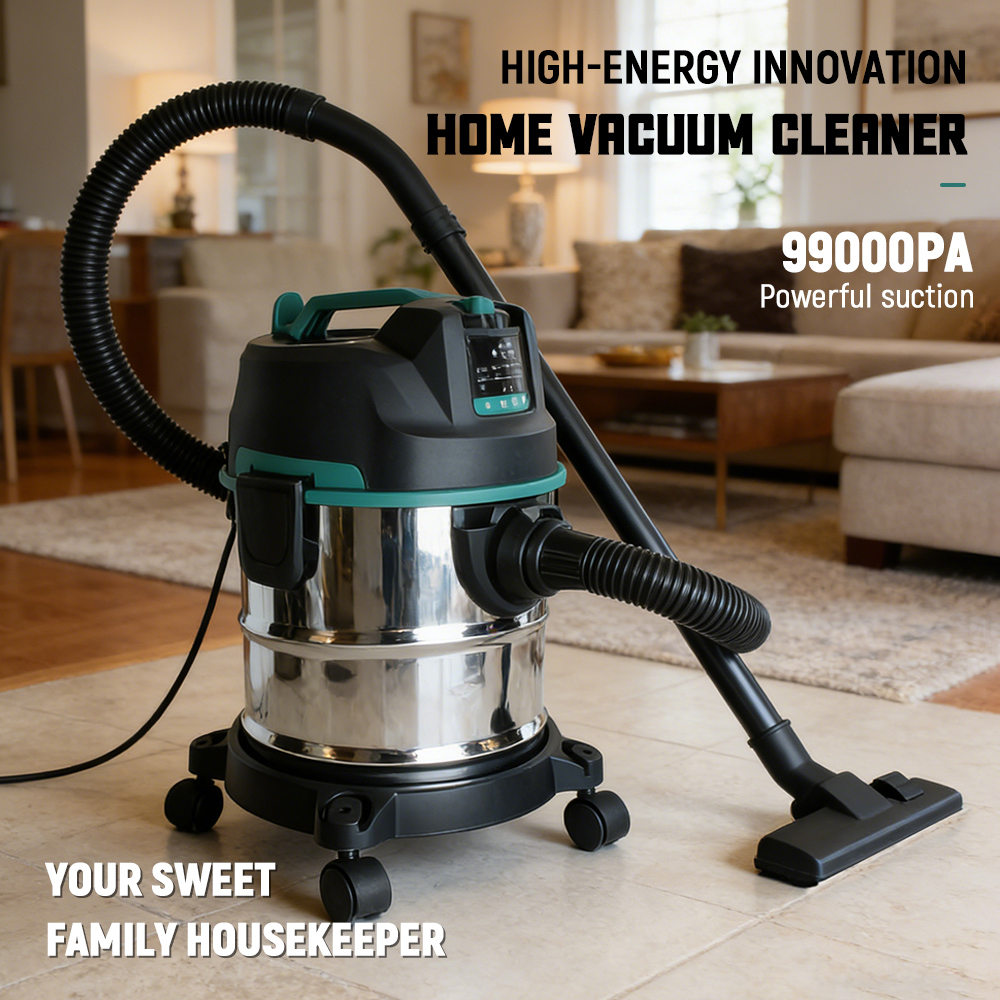 เครื่องดูดฝุ่นแบบเป่าลมแห้งกำล - Industrial Vacuum Cleaner 3000W บทวิจารณ์และราคา