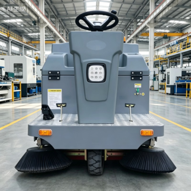 เครื่องกวาดพื้นไฟฟ้าแบบเดินตาม - Floor Sweeper Machine Manual บทวิจารณ์และราคา