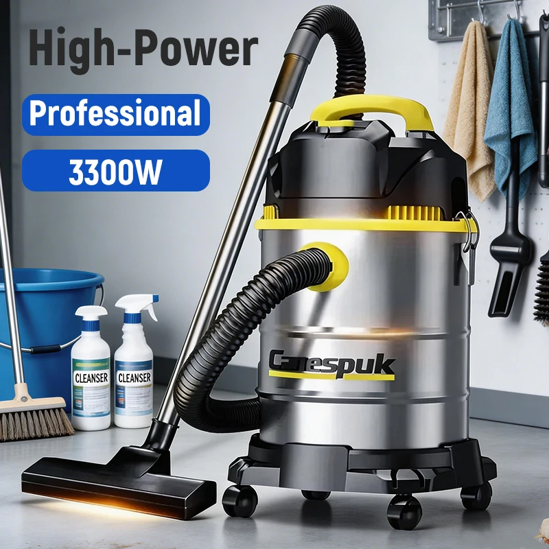 เครื่องดูดฝุ่นอุตสาหกรรมแบบเปี - Industrial Vacuum Cleaner 3000W บทวิจารณ์และราคา