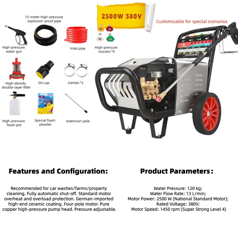 【2026】เครื่องล้างรถเชิงพาณิชย์ - Steam Cleaner Commercial 3000W บทวิจารณ์และราคา