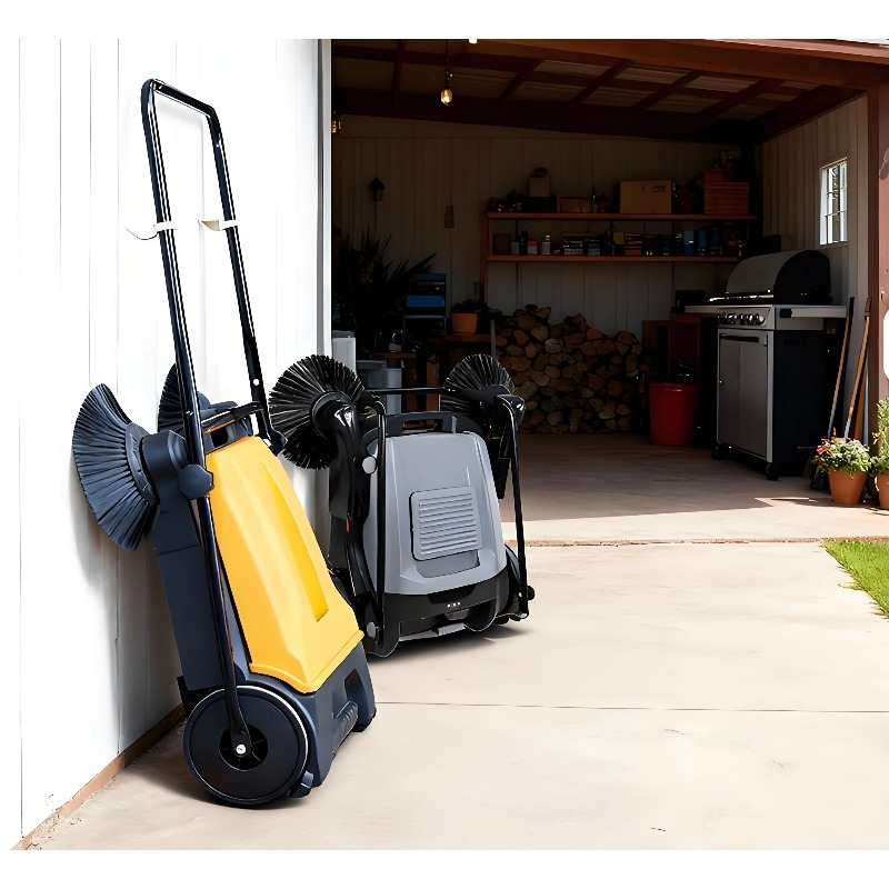 เครื่องกวาดพื้นอุตสาหกรรมแบบเข - Floor Sweeper Machine Manual บทวิจารณ์และราคา