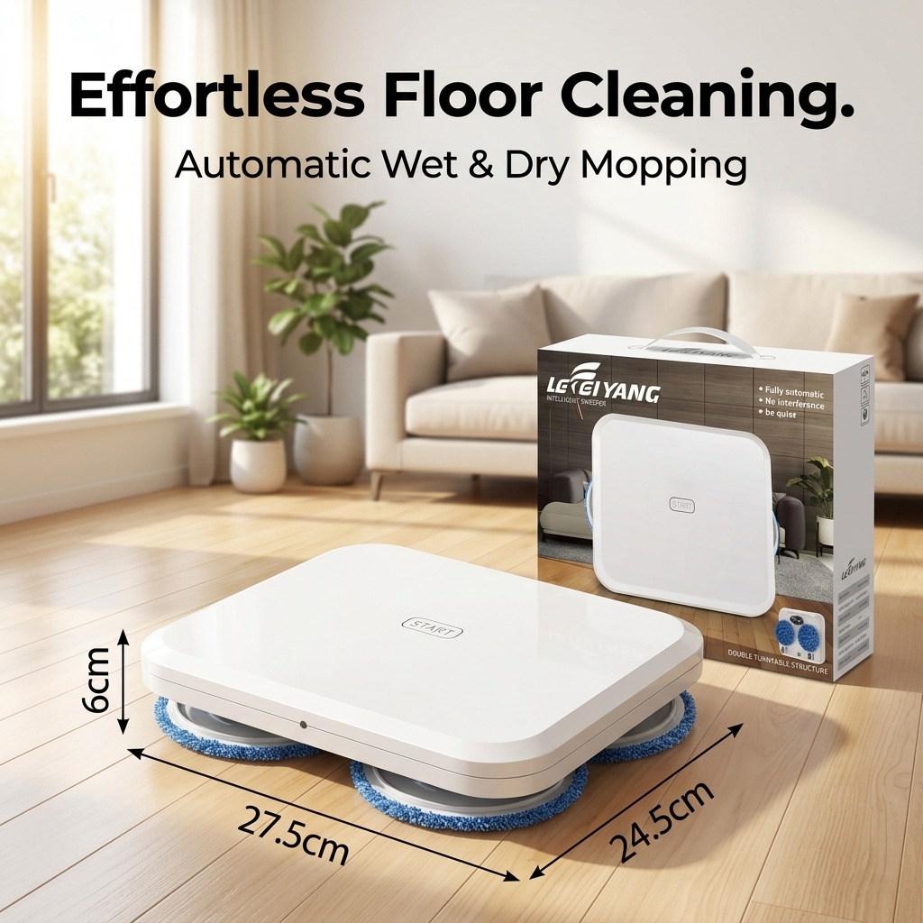 เครื่องถูพื้นอัตโนมัติแบบหุ่นย - Floor Sweeper Machine Manual บทวิจารณ์และราคา