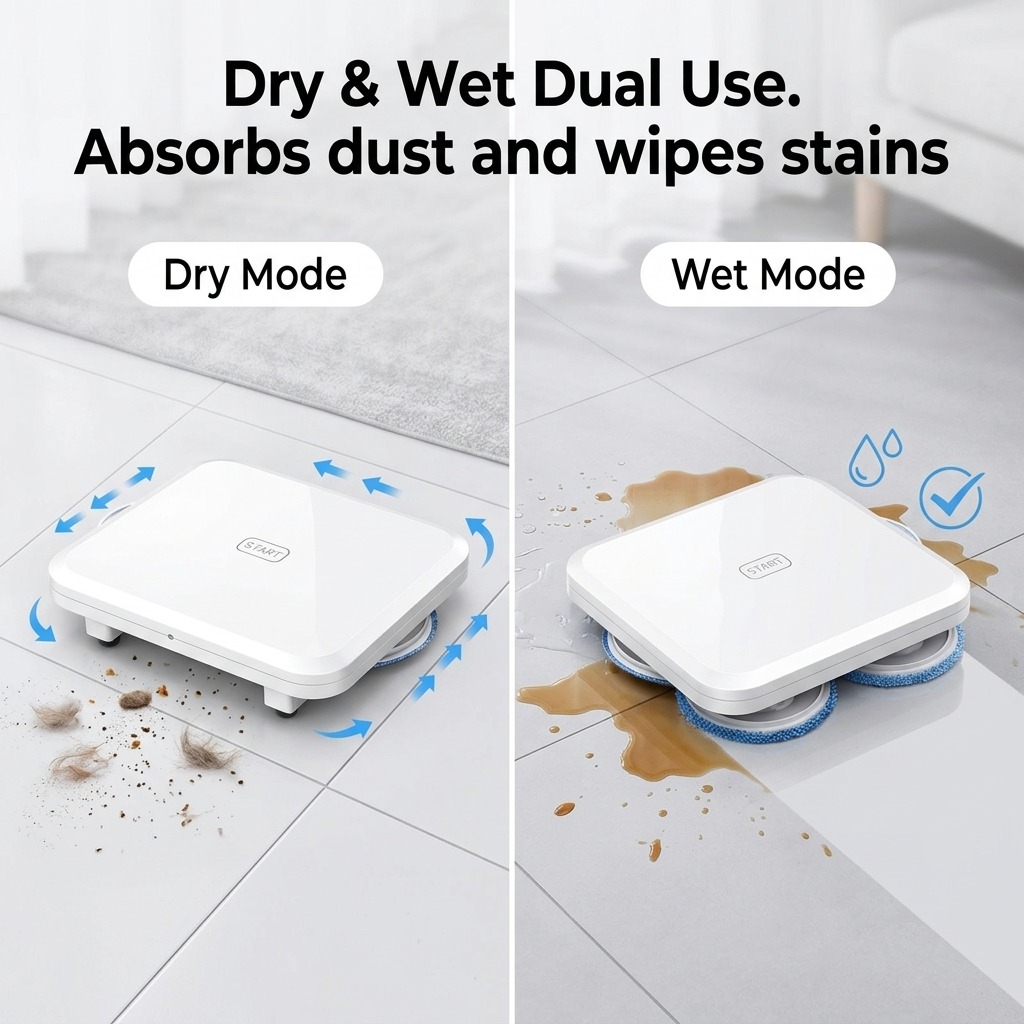 เครื่องถูพื้นอัตโนมัติแบบหุ่นย - Floor Sweeper Machine Manual บทวิจารณ์และราคา