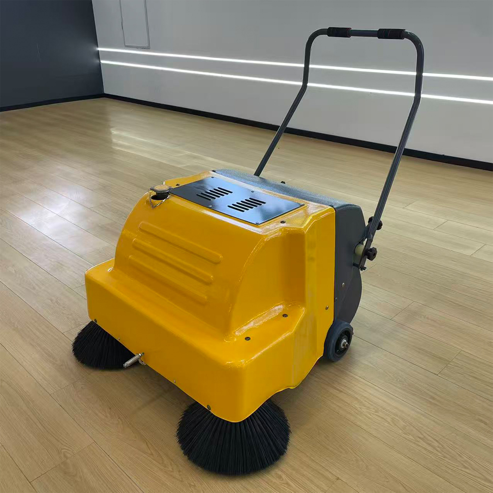 เครื่องกวาดพื้นถนนแบบมือถือ กำ - Floor Sweeper Machine Manual บทวิจารณ์และราคา