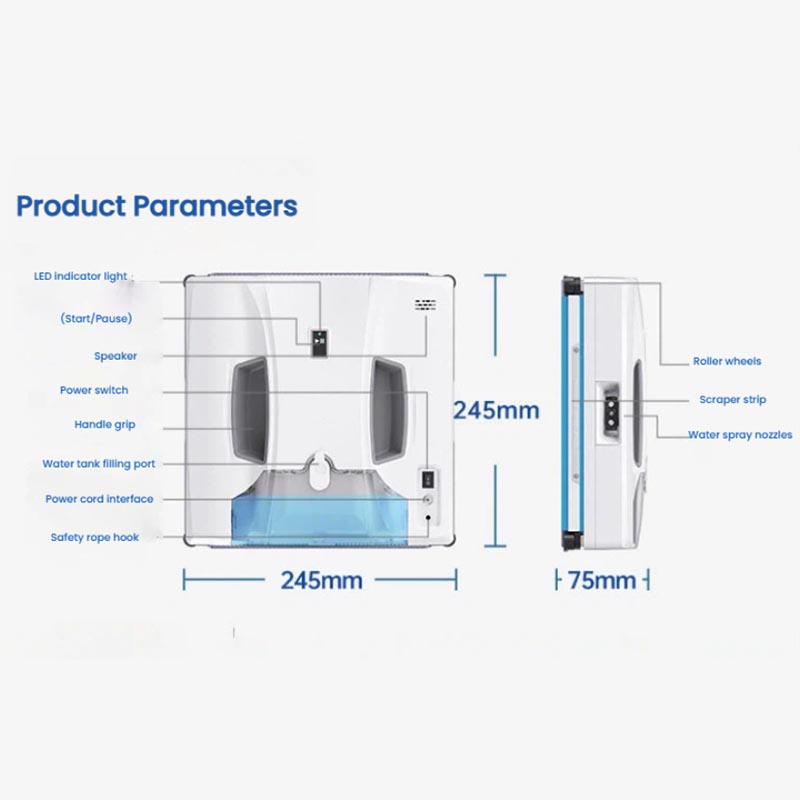 หุ่นยนต์ทำความสะอาดหน้าต่างอเน - Window Cleaning Robot Automatic บทวิจารณ์และราคา