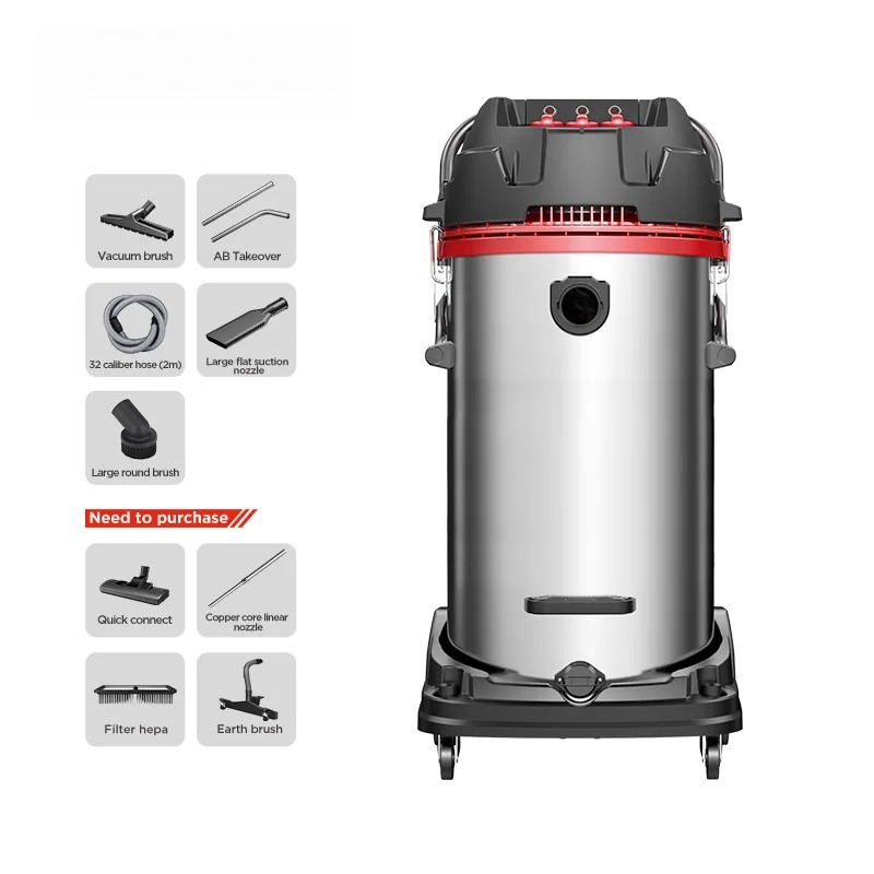 เครื่องดูดฝุ่นอุตสาหกรรมแบบเปี - Industrial Vacuum Cleaner 3000W บทวิจารณ์และราคา