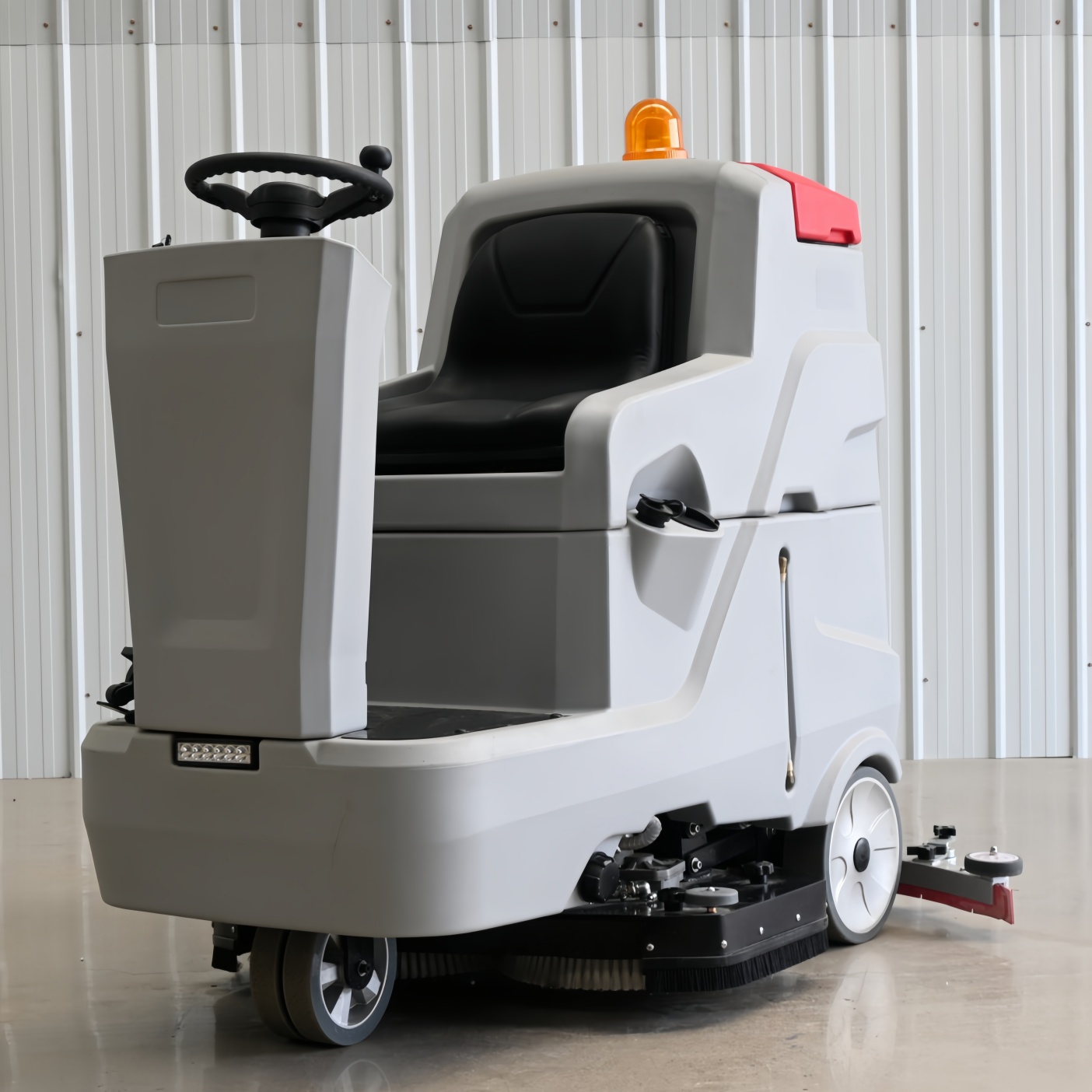 เครื่องขัดพื้นแบบนั่งขับพร้อมแ - Ride On Floor Scrubber 20 Inch บทวิจารณ์และราคา